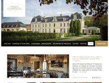 Tablet Screenshot of chateau-de-courcelles.fr